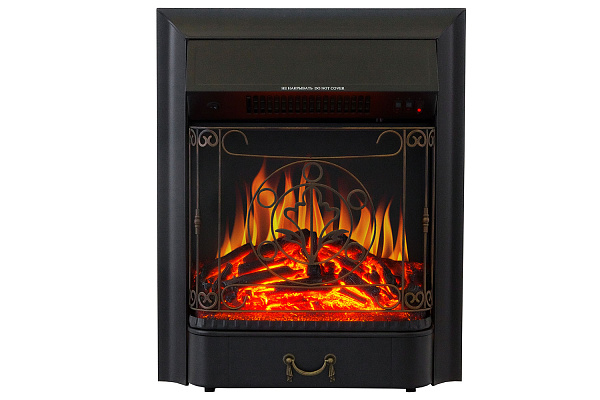 Royal Flame Boston с очагом Majestic FX Black темный дуб_2